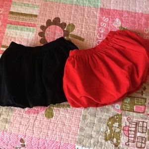 J Khaki corduroy bubble skirts for little girl